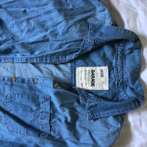Denim boyfriend button-up - Picture 3 of 5